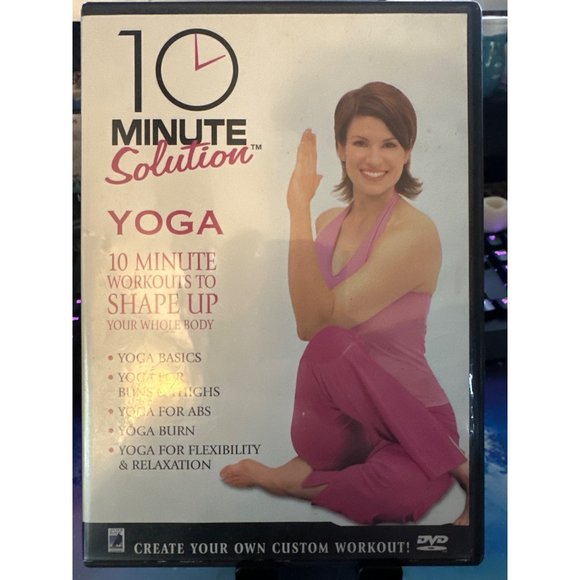 10 Minute Solution Yoga DVD Workout Basics Shape Up Flexibility Relaxation - Picture 2 of 4